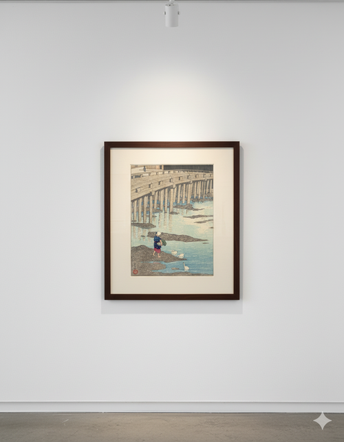 Affiche reproduction estampe japonaise paysage Shin-Hanga Kawase Hasui