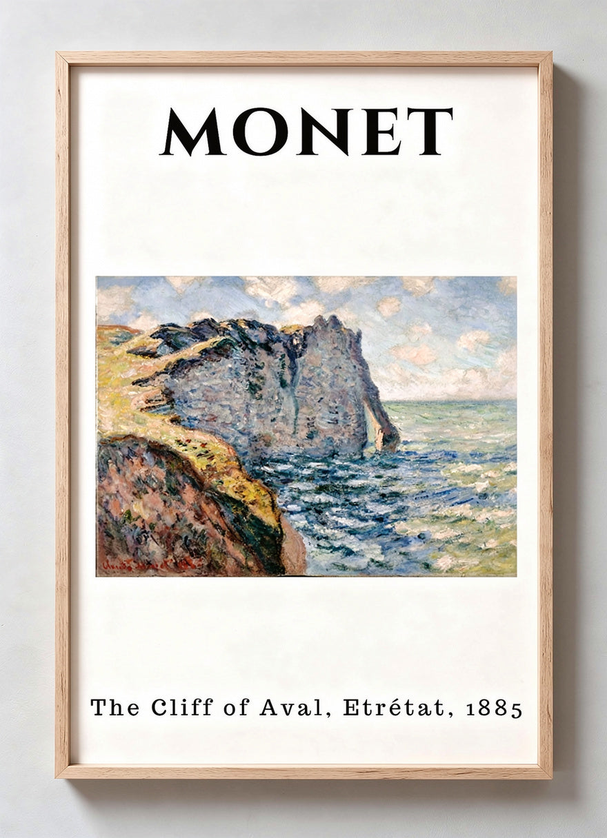 Affiche Reproduction Claude Monet - Imprimerie Lemercier Papier 300g A4 / A3