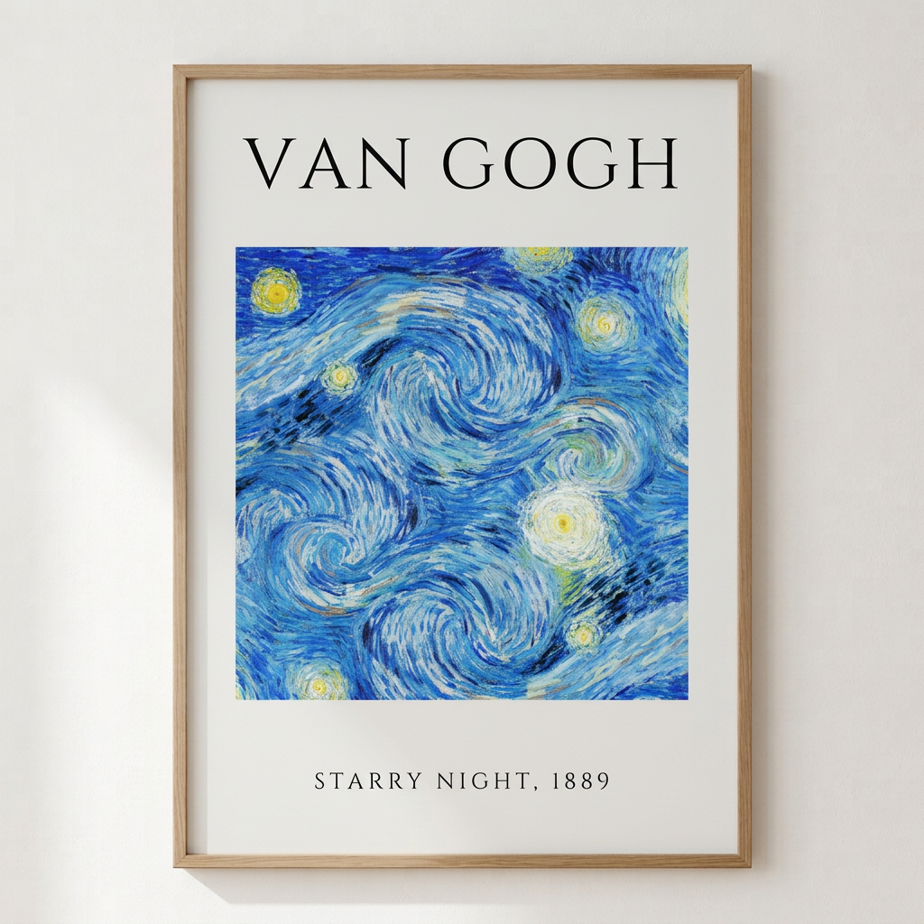 Affiche Reproduction Vincent van Gogh - Imprimerie Lemercier 300g A4 / A3