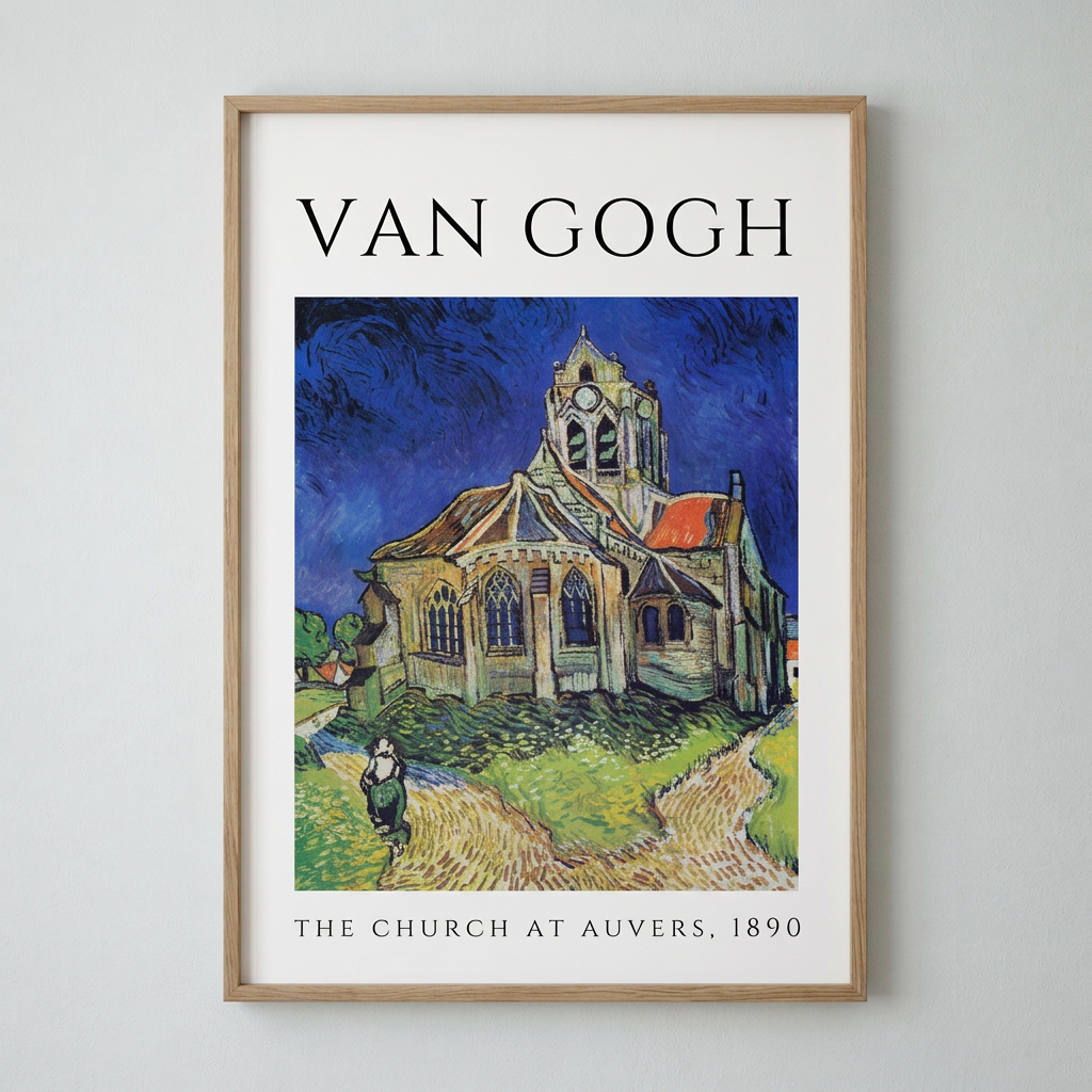Affiche Reproduction Vincent van Gogh - Imprimerie Lemercier 300g A4 / A3