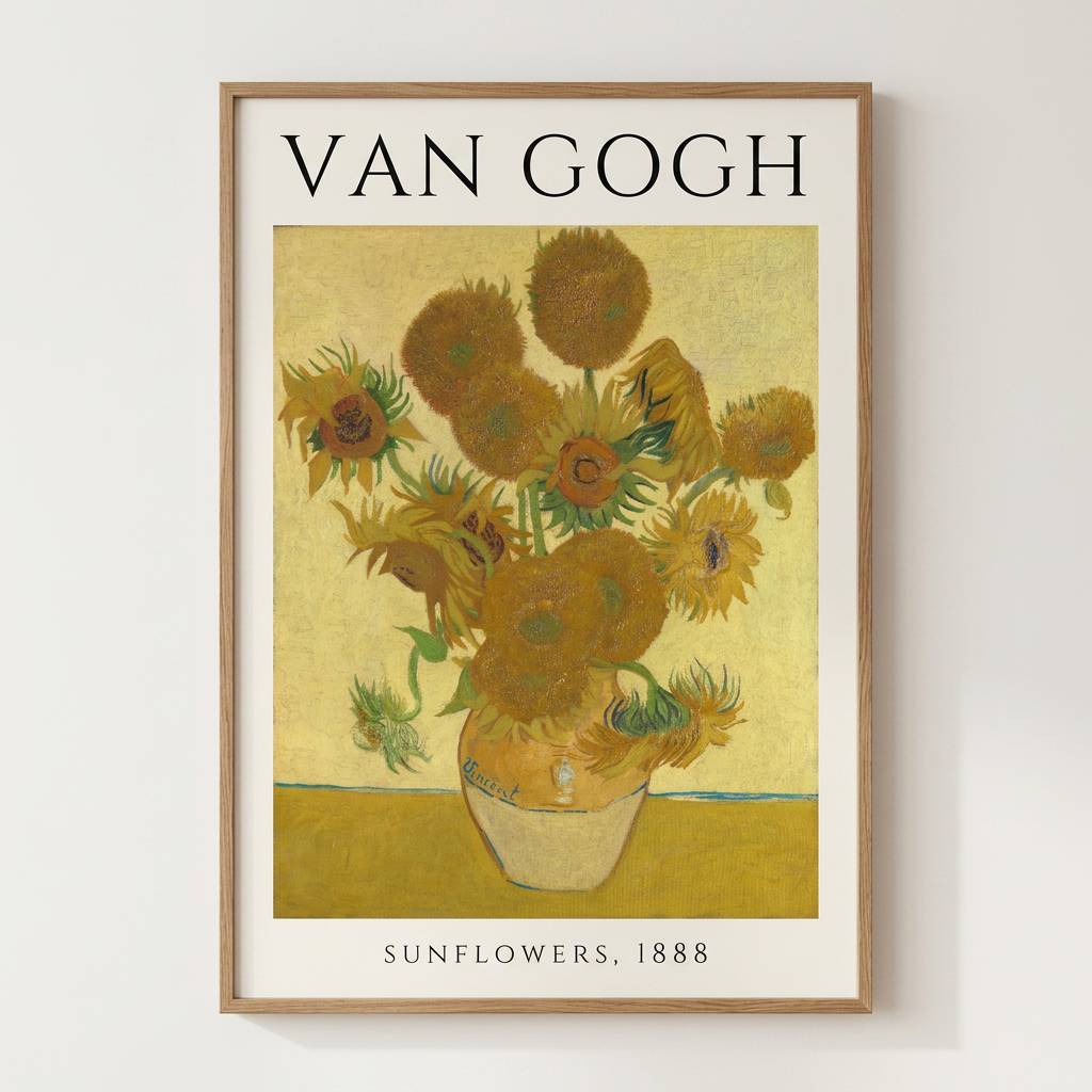 Affiche Reproduction Vincent van Gogh - Imprimerie Lemercier 300g A4 / A3