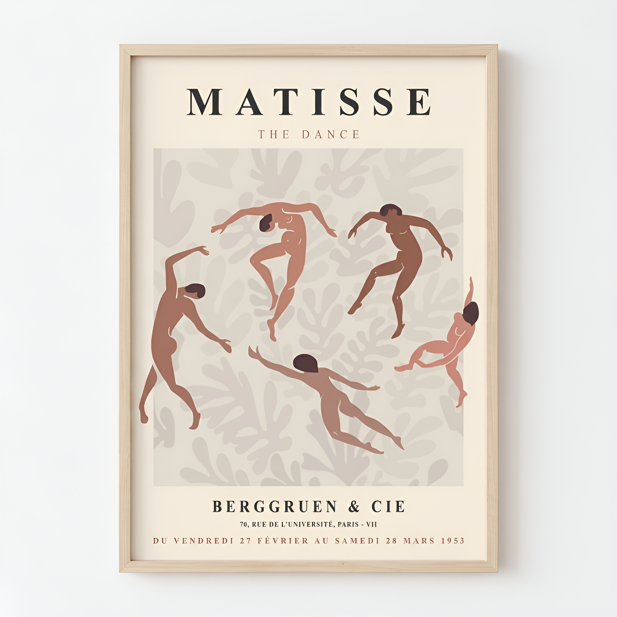 Affiche Reproduction Matisse - Format 21x29,7cm - Papier 300g )