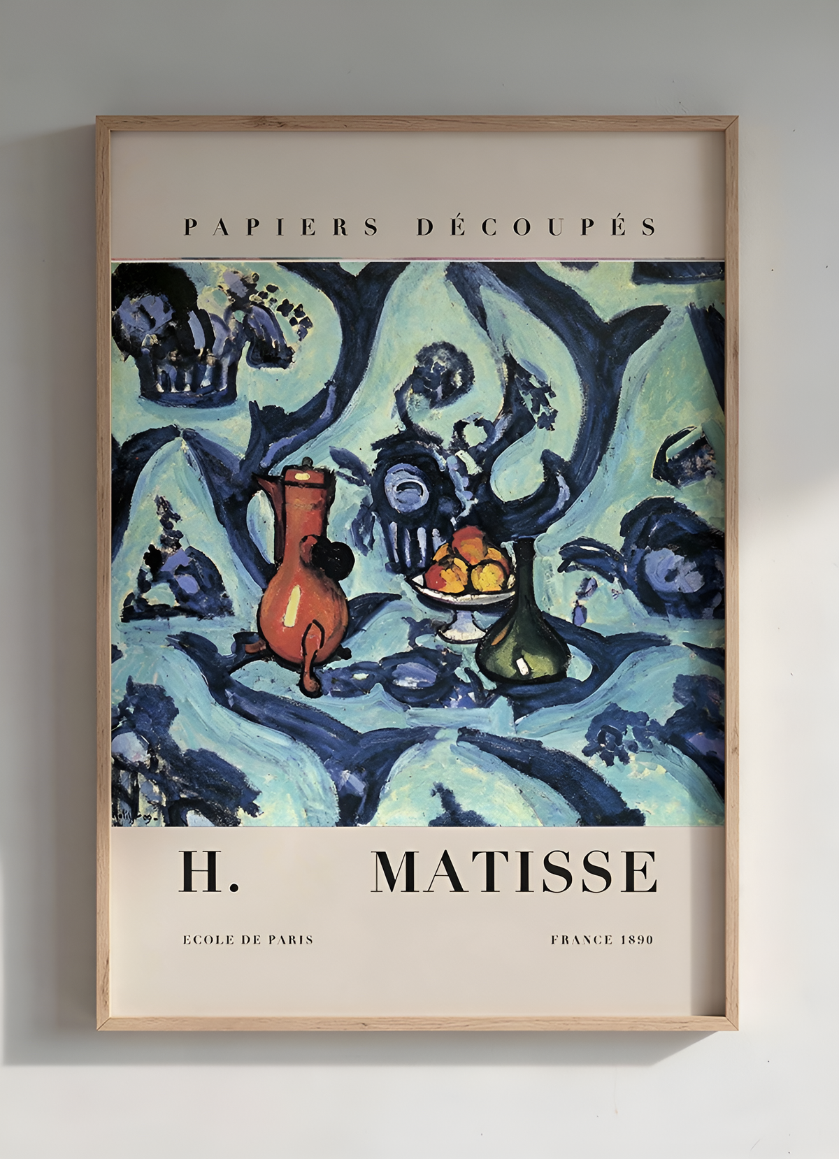 Affiche Reproduction Matisse - Format 21x29,7cm - Papier 300g