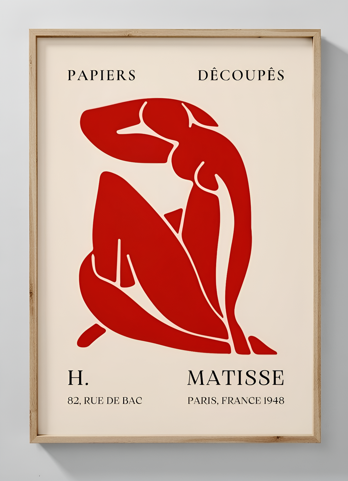 Affiche Reproduction Matisse - Format 21x29,7cm - Papier 300g