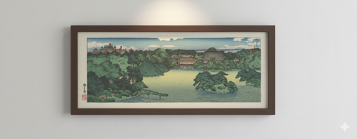 Affiche reproduction estampe japonaise paysage Shin-Hanga Kawase Hasui
